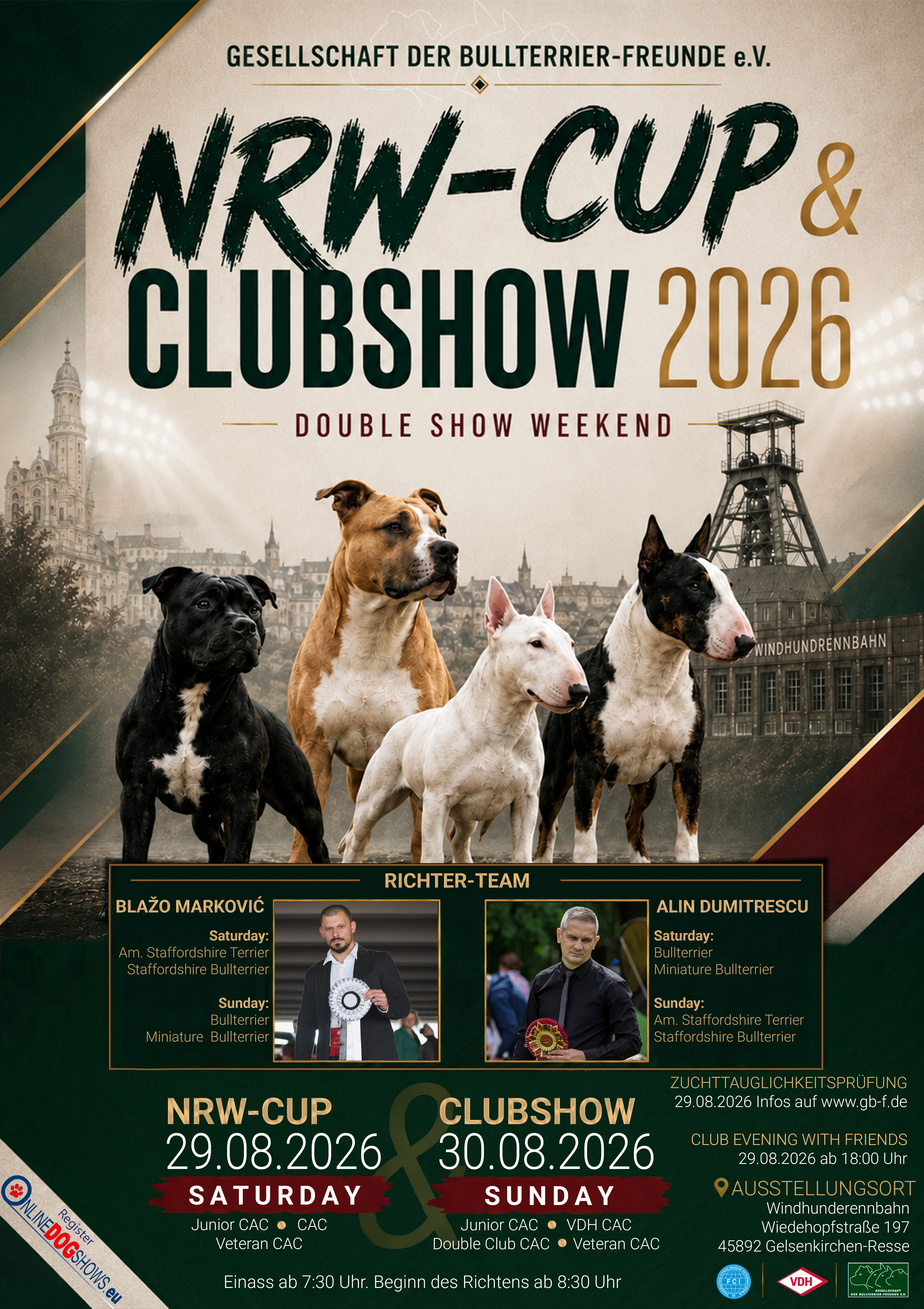 NRW-Cup & Clubshow 2026 Flyer